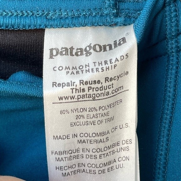Patagonia Borderless Tight Deep Sea Blue Size S - Picture 6 of 10